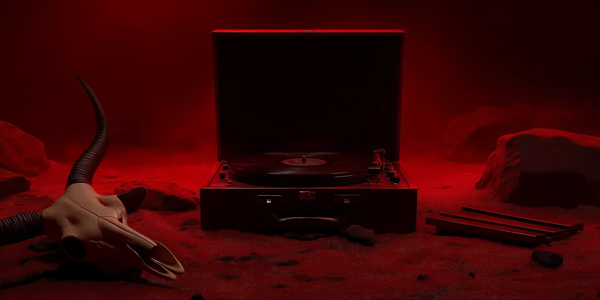 Haunting Melody in Red — 300-piece jigsaw puzzle
