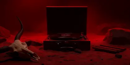Haunting Melody in Red — 300-piece jigsaw puzzle