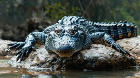 Majestic Alligator Gaze — 300-piece jigsaw puzzle