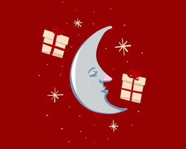 Moonlit Holiday Gifts — 200-piece jigsaw puzzle