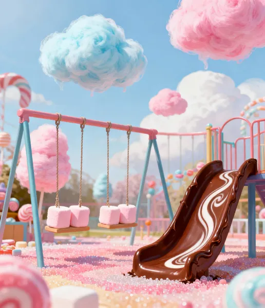 Candyland Playground — 64-piece jigsaw puzzle