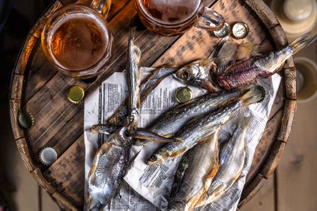 Beer and Dried Fish — 200-piece jigsaw puzzle