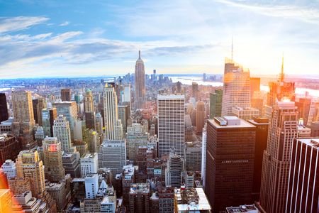 Sunlit Urban Skyline — 500-piece jigsaw puzzle
