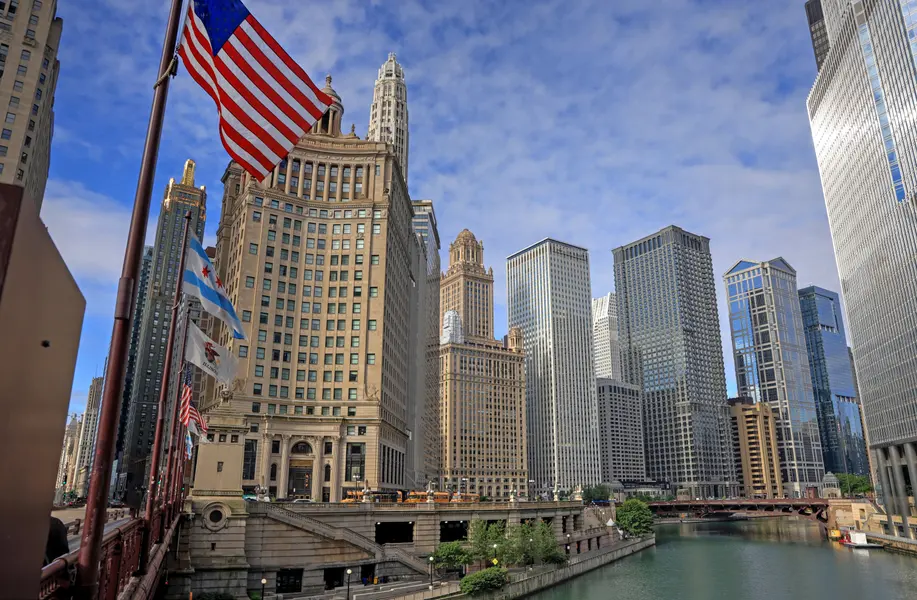 Ansichten der Chicagoer Stadtlandschaft — 64-Teile-Puzzle