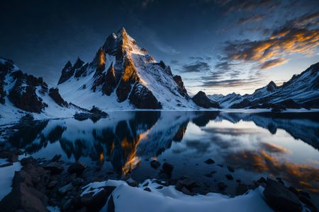 Majestic Mountain Reflection — 400-piece jigsaw puzzle