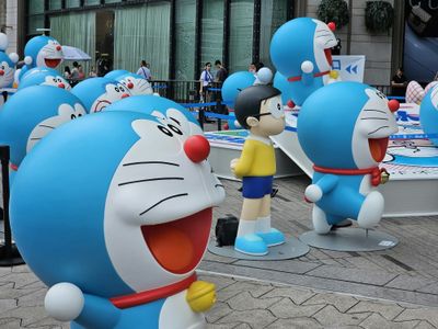 Doraemon Street Exhibit — 150-piece jigsaw puzzle