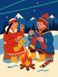 Nordic Winter Craft — 500-piece jigsaw puzzle