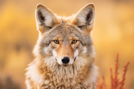 Golden Gaze of the Coyote — 300-piece jigsaw puzzle