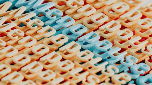 Colorful Alphabet Chaos — 150-piece jigsaw puzzle