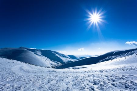 Bright Winter Mountainscape — 300-piece jigsaw puzzle