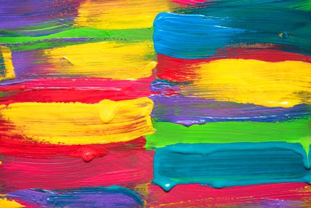 Vibrant Brush Strokes — 100-piece jigsaw puzzle