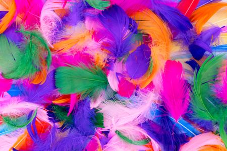 Vibrant Feather Tapestry — 100-piece jigsaw puzzle