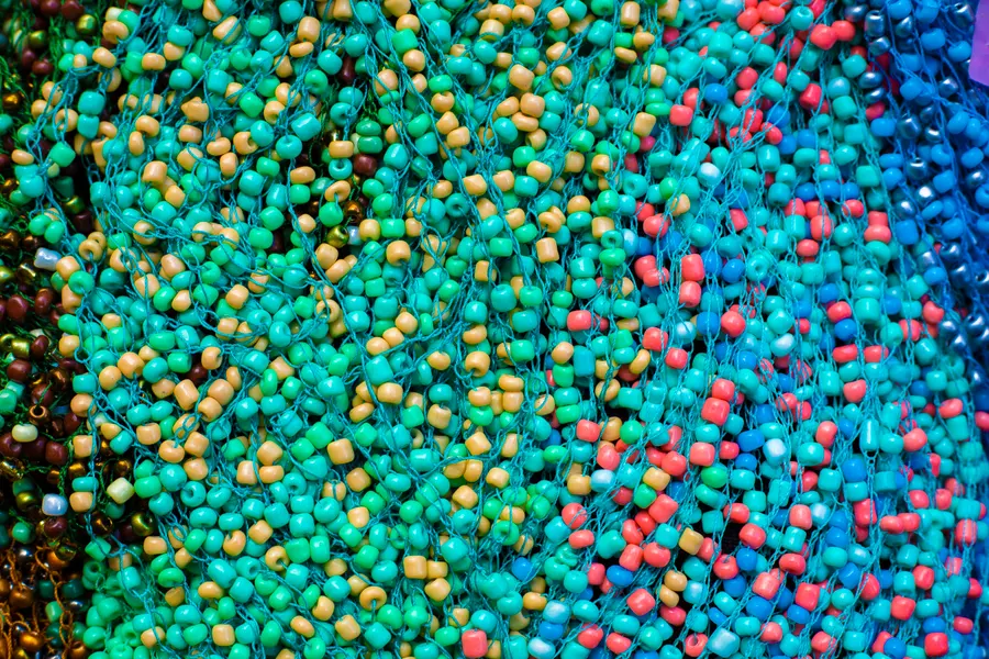 Colorful Bead Tapestry — 64-piece jigsaw puzzle