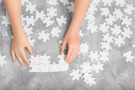 Piecing Together Puzzles — 400-piece jigsaw puzzle