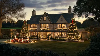 Festive Christmas Cottage — 100-piece jigsaw puzzle