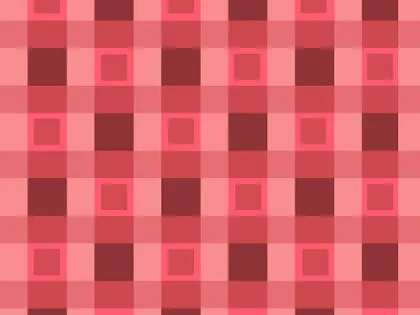 Crimson Checkered Pattern — 64-piece jigsaw puzzle