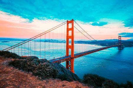 Golden Gate at Sunset — 300-piece jigsaw puzzle