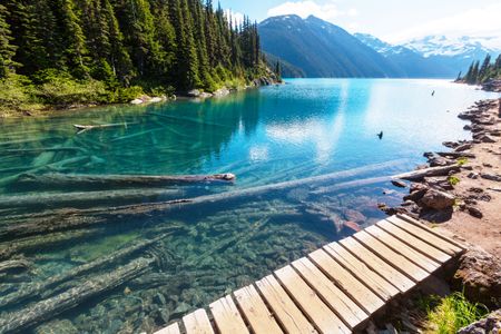 Serene Mountain Lake — 400-piece jigsaw puzzle
