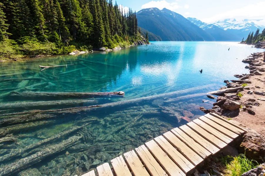 Serene Mountain Lake — 400-piece jigsaw puzzle