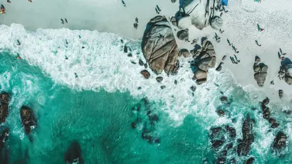 Aerial Coastal Serenity — 300-piece jigsaw puzzle