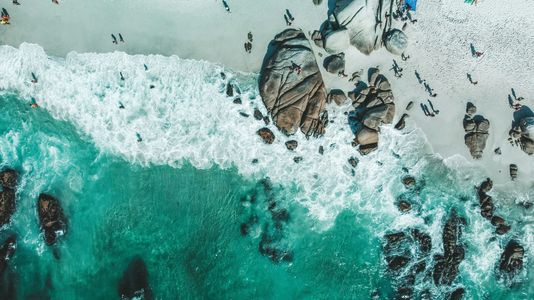 Aerial Coastal Serenity — 300-piece jigsaw puzzle