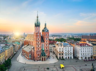 Sunrise Over Kraków — 300-piece jigsaw puzzle