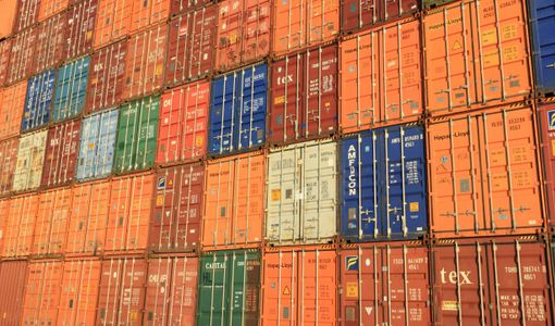 Colorful Shipping Containers — 100-piece jigsaw puzzle