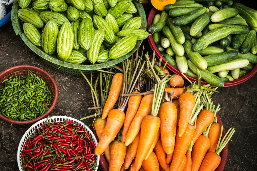 Levendige marktgroenten — 300-stukjes legpuzzel