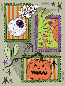 Spooky Peek-a-Boo — 400-piece jigsaw puzzle