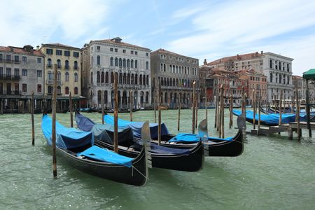 Venetian Gondolas at Rest — 300-piece jigsaw puzzle