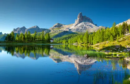 Serene Mountain Reflection — 300-piece jigsaw puzzle