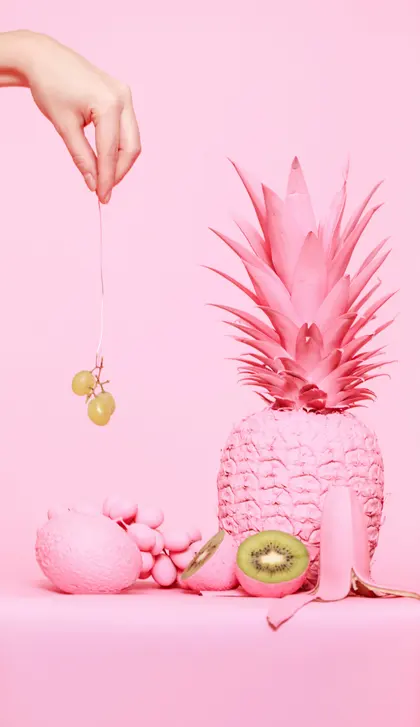Playful Pink Fruits — 400-piece jigsaw puzzle