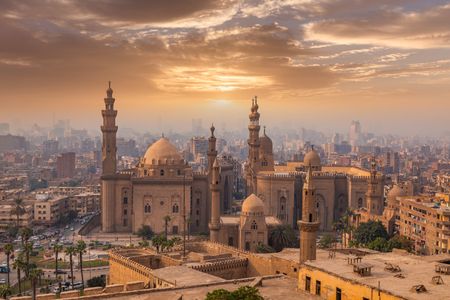 Amanecer majestuoso en El Cairo — rompecabezas de 400 piezas