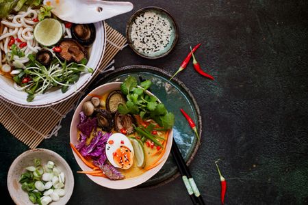 Vibrant Asian Cuisine — 500-piece jigsaw puzzle