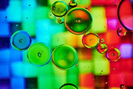 Colorful Bubble Symphony — 100-piece jigsaw puzzle