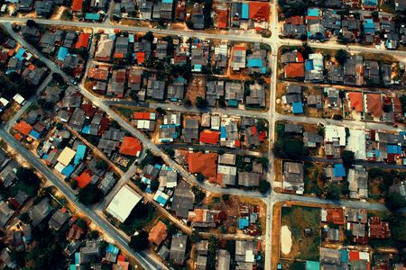 Colorful Rooftop Geometry — 500-piece jigsaw puzzle