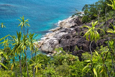 Vista sulla costa tropicale — puzzle da 300 pezzi