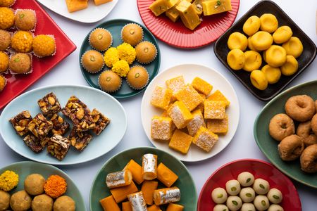 Colorful Indian Sweets — 300-piece jigsaw puzzle
