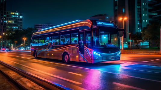 Neon Night Ride — 400-piece jigsaw puzzle