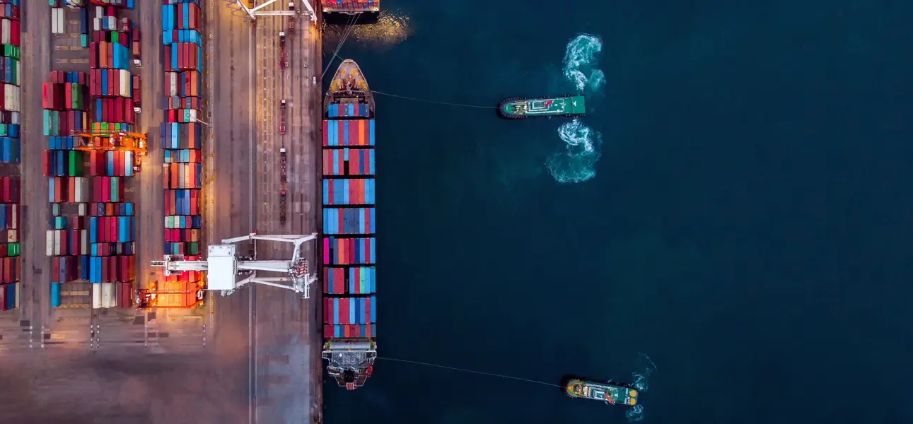 Container Port Activity — 150-piece jigsaw puzzle