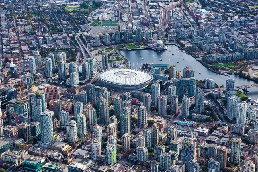 Vancouver Aerial View — 200-piece jigsaw puzzle