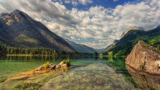 Tranquil Mountain Lake — 300-piece jigsaw puzzle