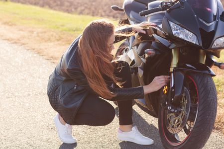 Biker's Moment — 150-piece jigsaw puzzle
