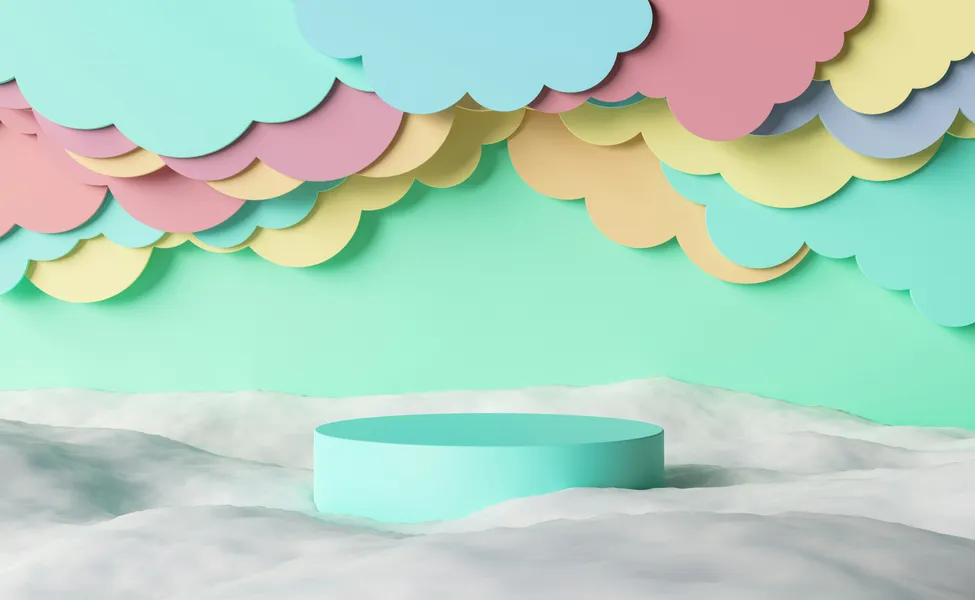 Paisaje de nubes pastel — rompecabezas de 150 piezas