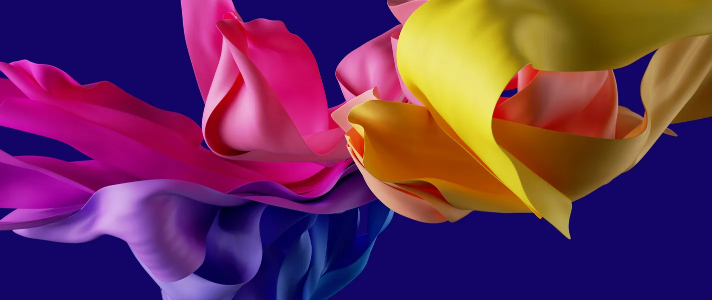 Vibrant abstrakt flow — puslespil med 300 brikker