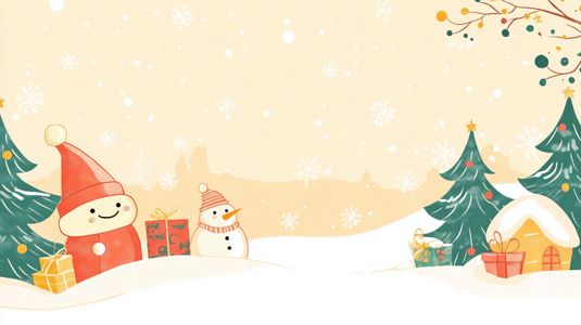 Cheerful Winter Wonderland — 100-piece jigsaw puzzle