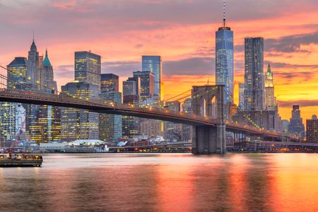 Sunset Over Manhattan — 300-piece jigsaw puzzle