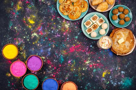 Colorful Holi Feast — 150-piece jigsaw puzzle