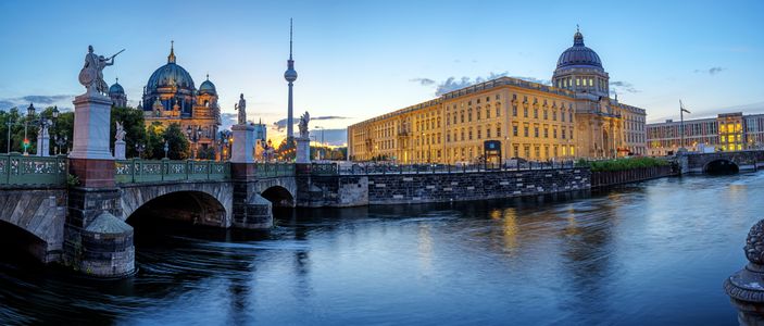 Berlin Twilight Panorama — 100-piece jigsaw puzzle