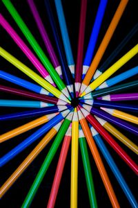 Colorful Pencil Wheel — 64-piece jigsaw puzzle